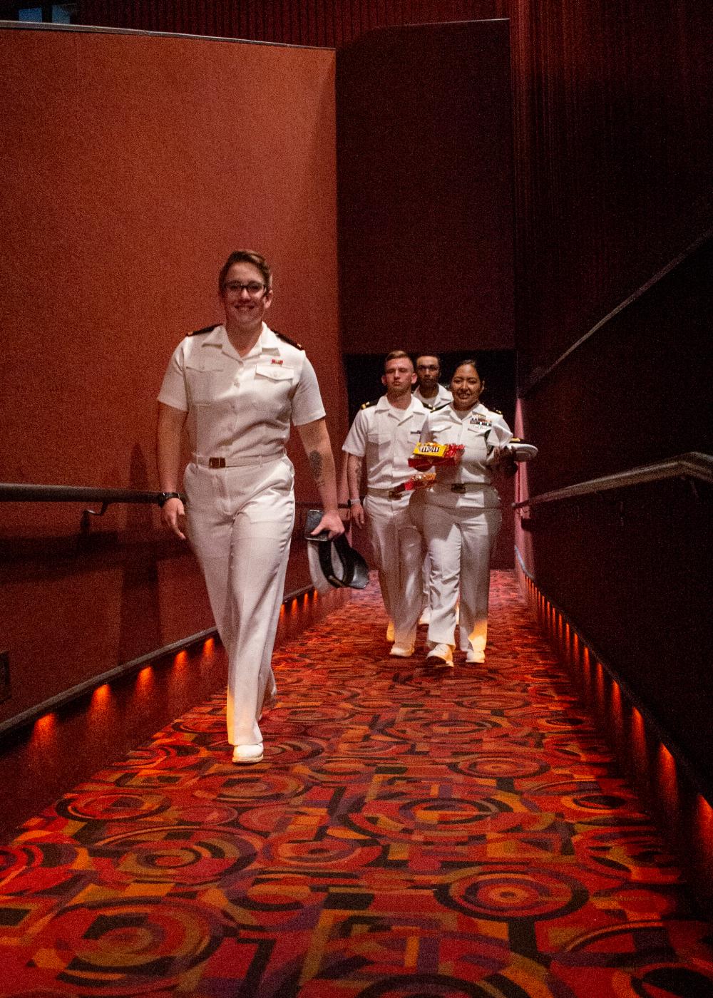LAFW Sailors watch a screening of 'Top Gun: Maverick'
