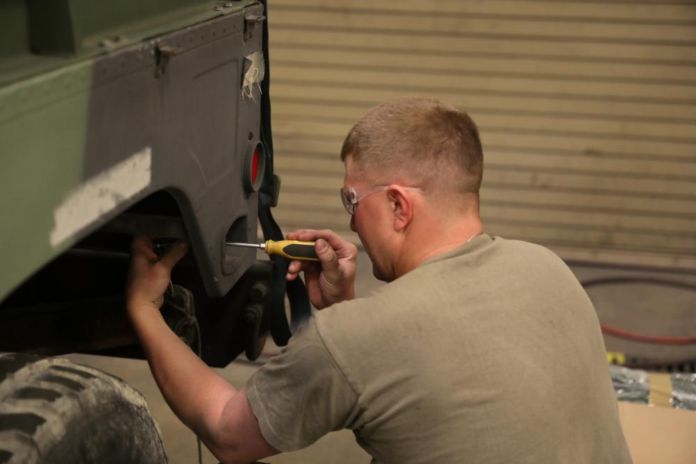 223rd Ordnance Company (ORD CO) Participates in Maintenace RESET