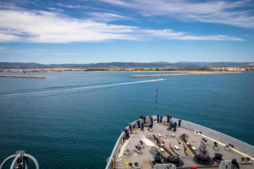 USS Arlington conducts port visit in Alexandroupolis, Greece