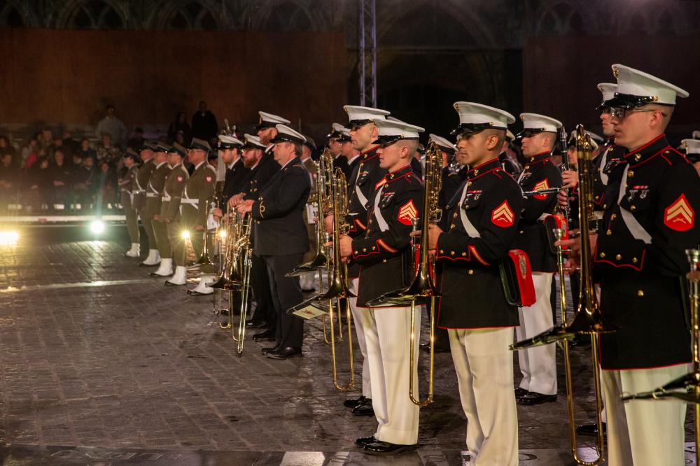 2d Marine Division Band - Belgian Defence International Tattoo 2022 - Day One