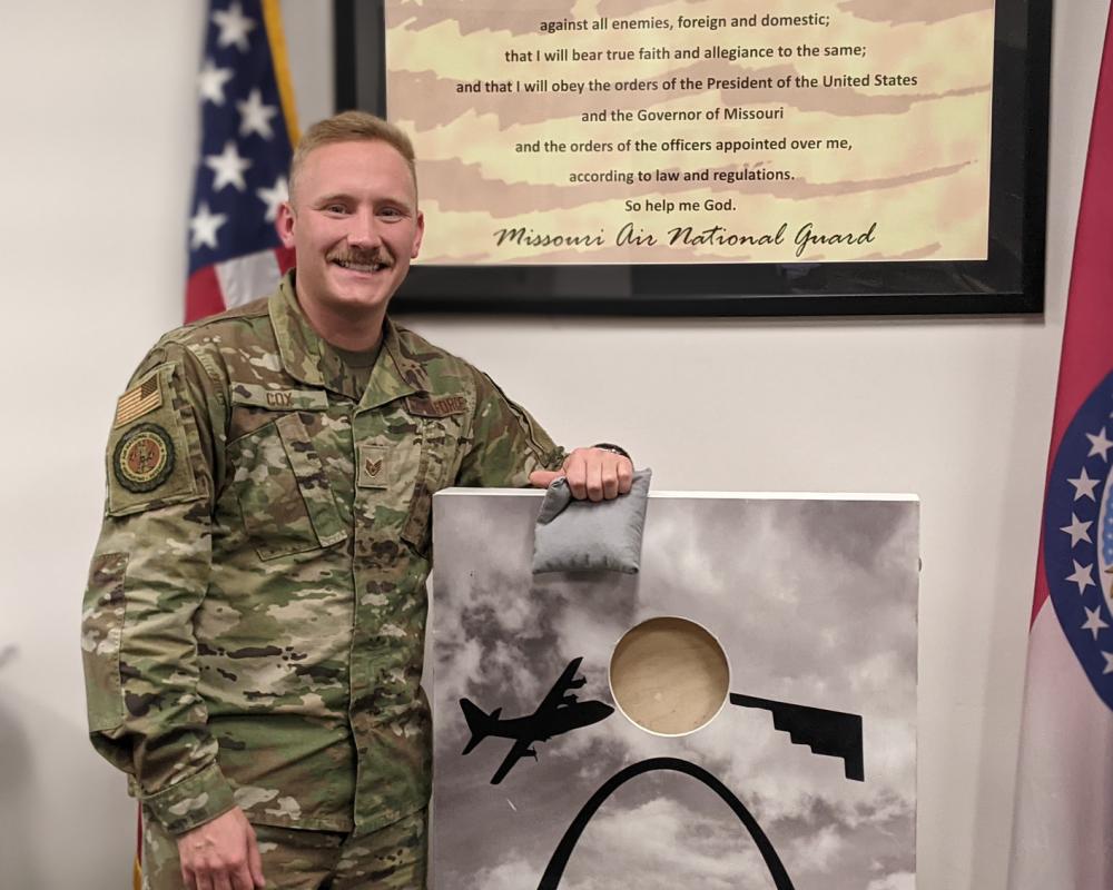 Missouri Air National Guardsman ranked top cornhole player in state