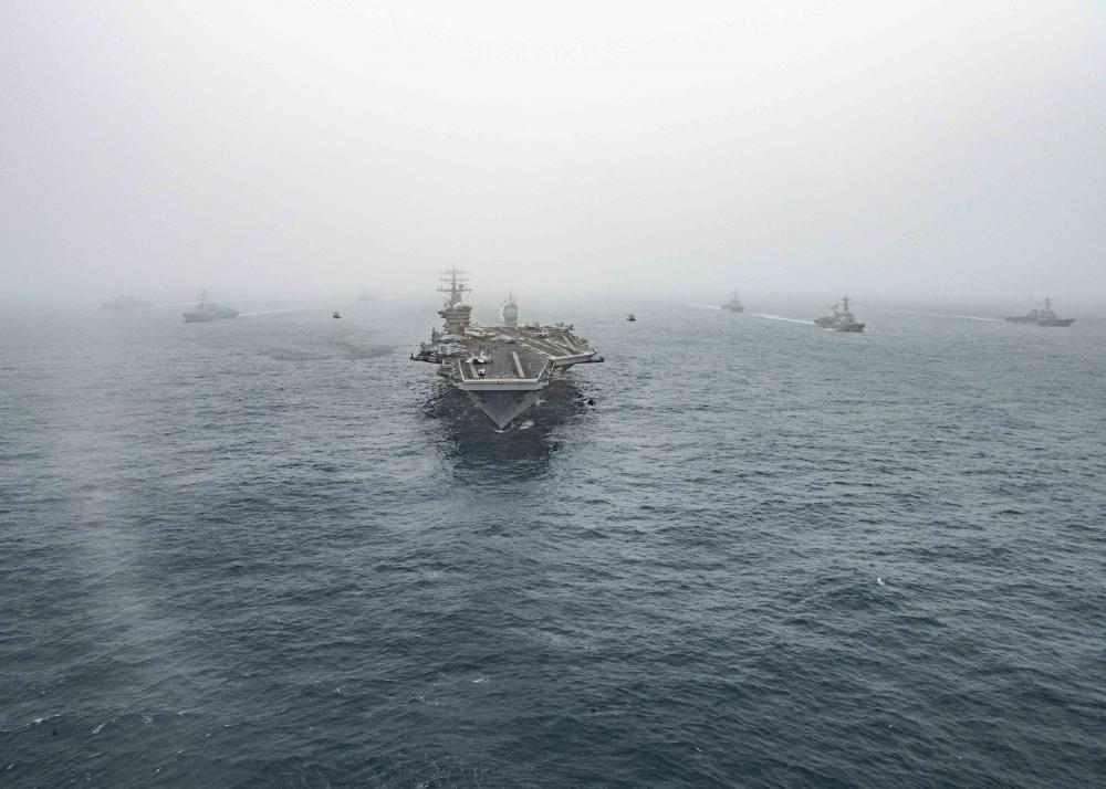 Carrier Strike Group 11 Transits Pacific Ocean