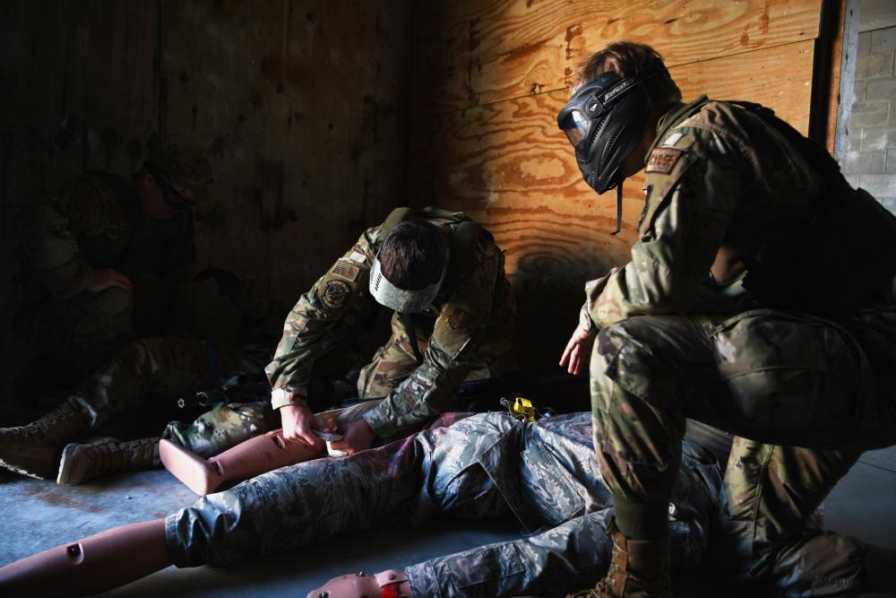 178th Medical Group prepares Airmen to provide medical care under fire