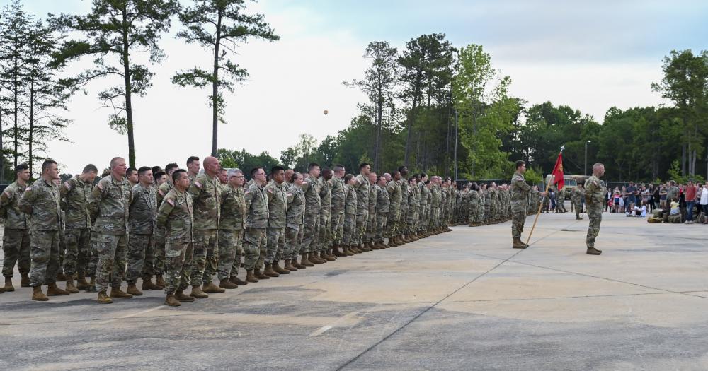 2-263 Air Defense Artillery Battalion conducts mobilization departure ceremony