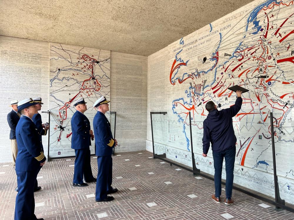 Atlantic Area visits Coast Guard World War II heroes in Belgium