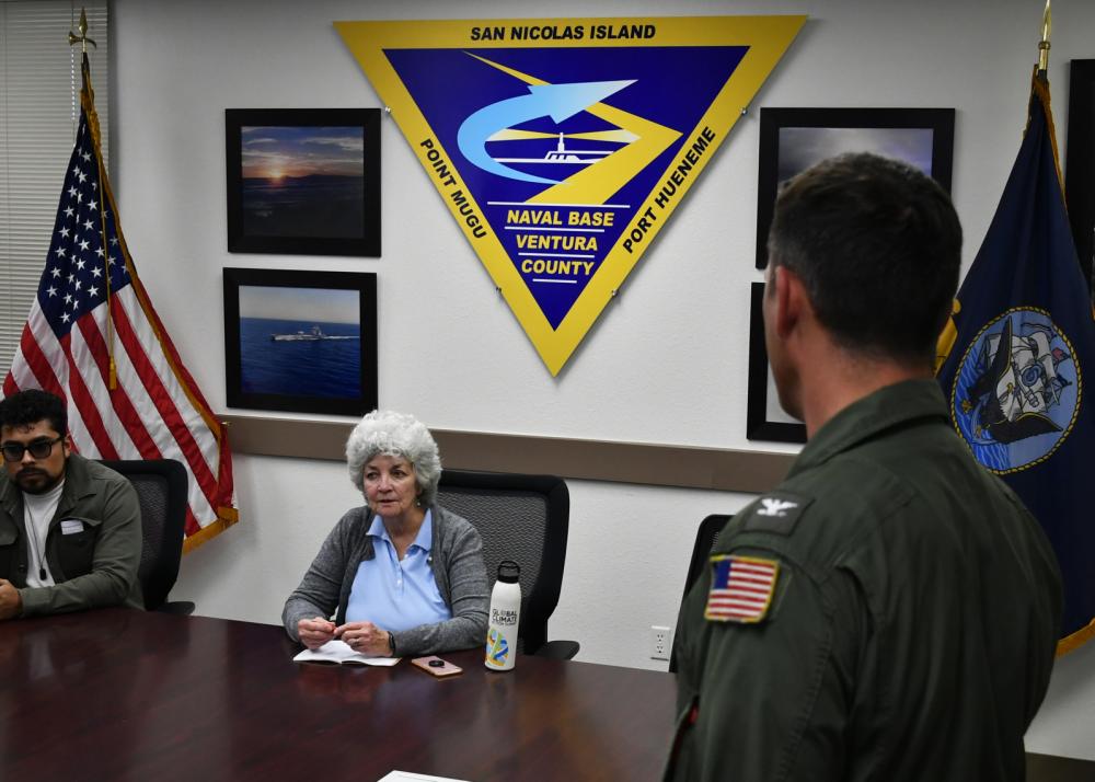 District 5 Supervisor Carmen Ramirez visits Naval Base Ventura County
