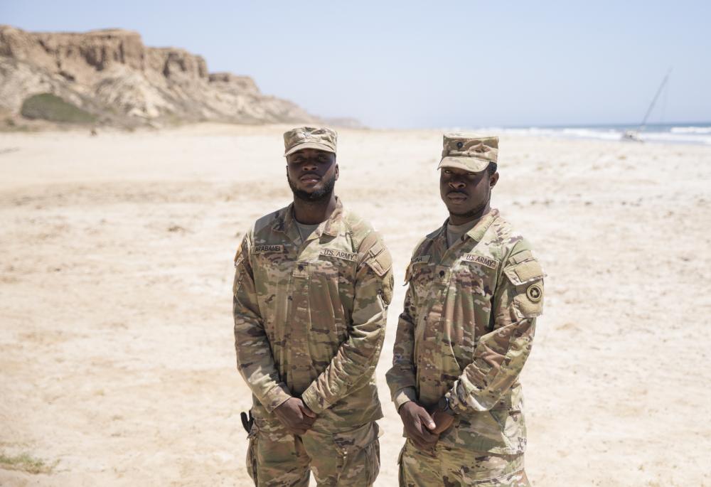 U.S. Army Reserve “twins” from Nigeria help build their team from the bottom up