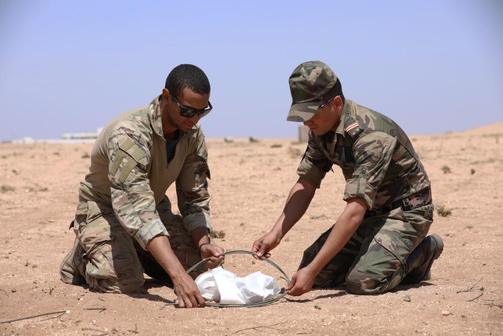 Explosive Ordnance Training in Tifnit Morocco During African Lion 2022