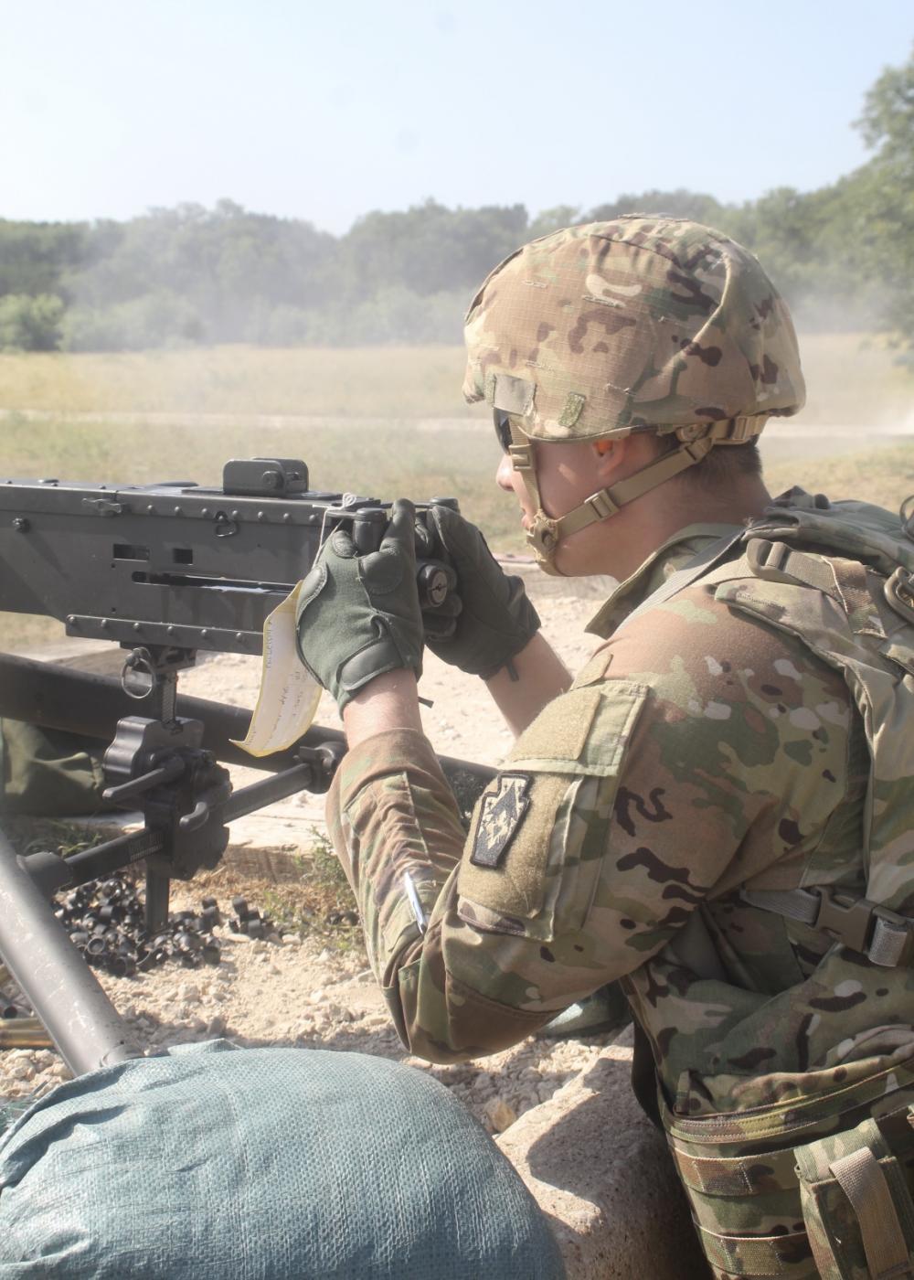 252nd QM weapons training