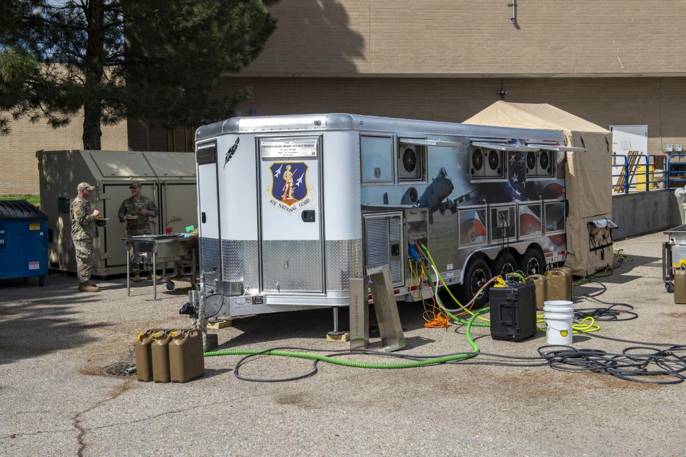 124th Services Flight Unveil New Disaster Relief Mobile Response Kitchen