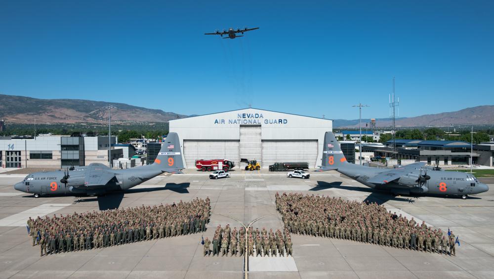 152nd Airlift Wing Photo and Fly-over