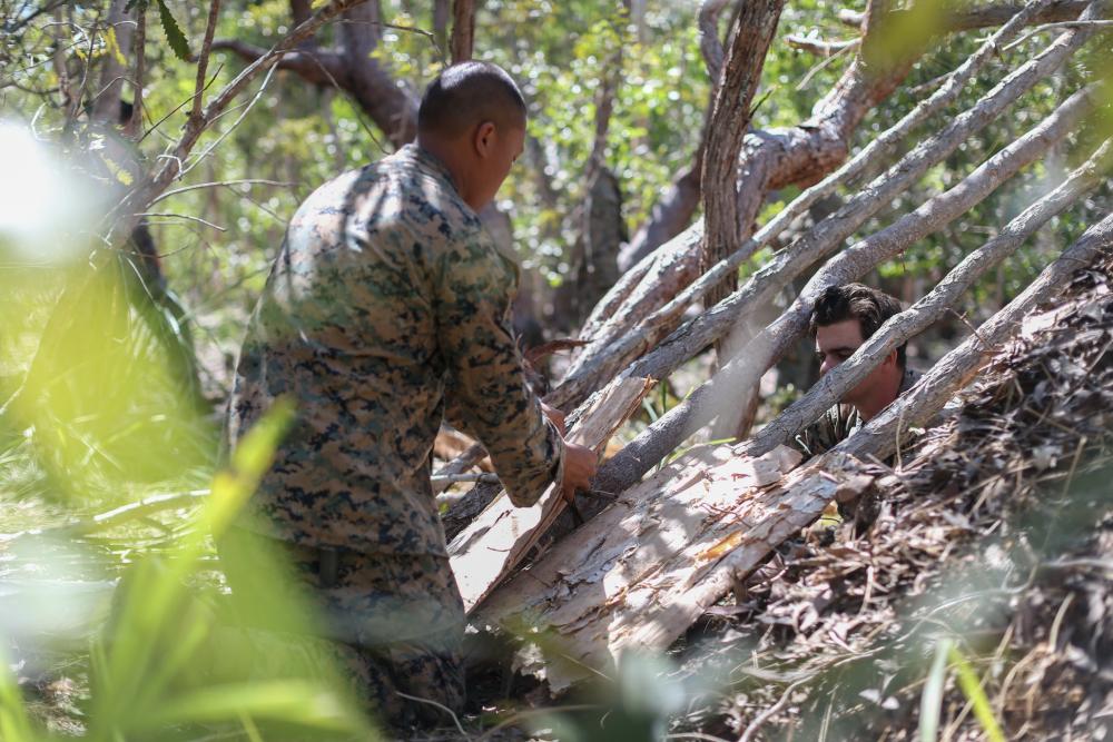 Marines Participate in Bushcraft Survival Course