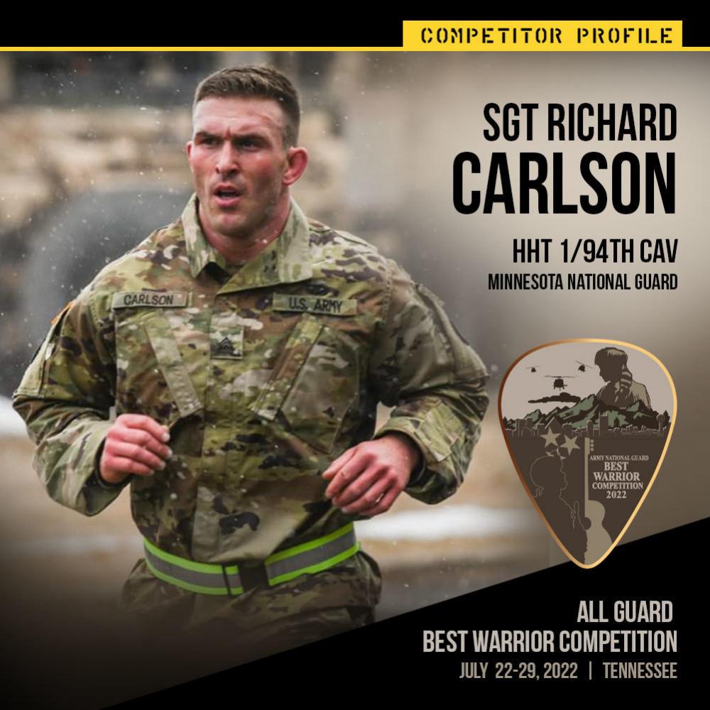 Minnesota Guardsman to Compete in 2022 Best Warrior Competition