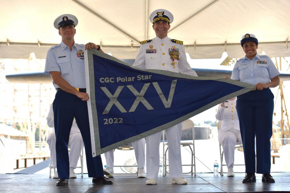 Coast Guard Cutter Polar Star hosts change of command ceremony