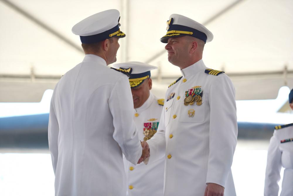 Coast Guard Cutter Polar Star hosts change of command ceremony