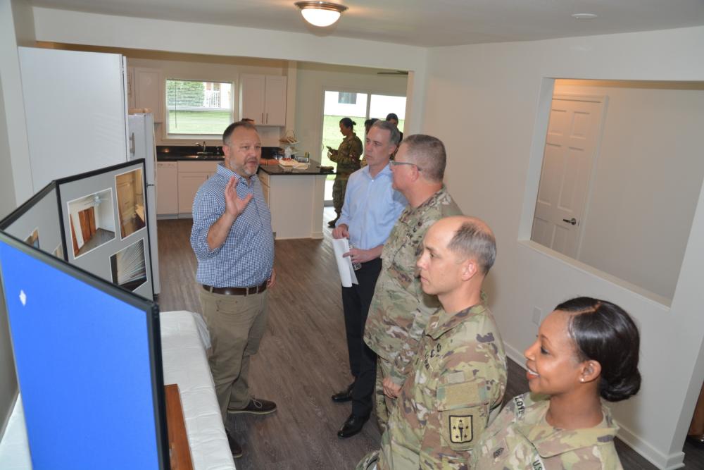 Fort Lee celebrates reopening of newly renovated military homes
