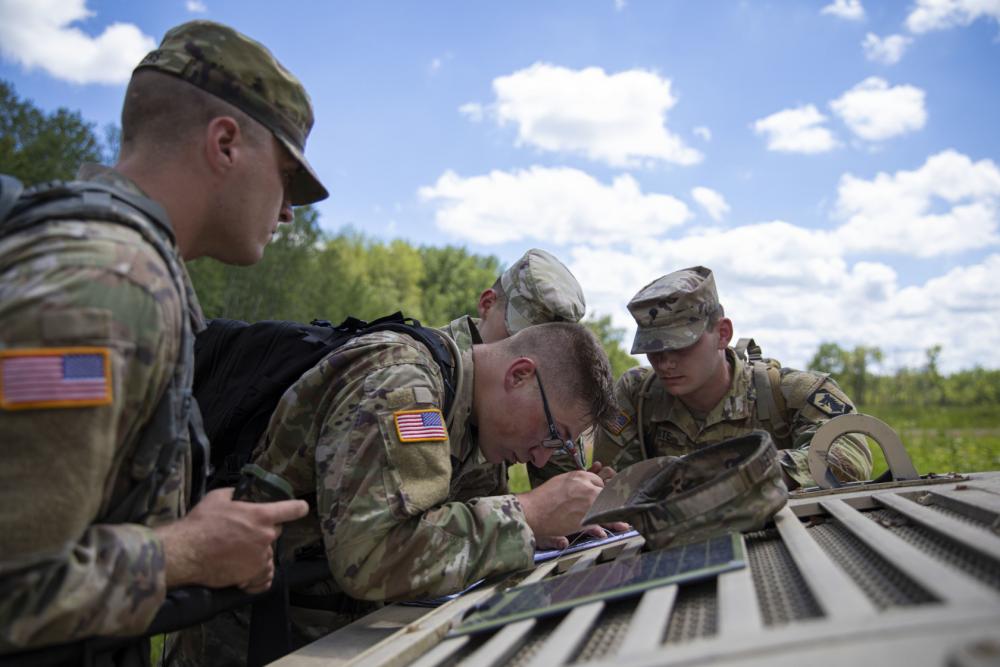 National Guard Soldiers Complete Land Navigation Course