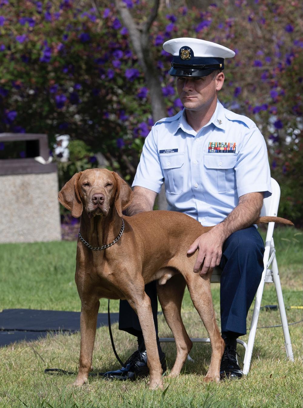 Coast Guard military working dog retires
