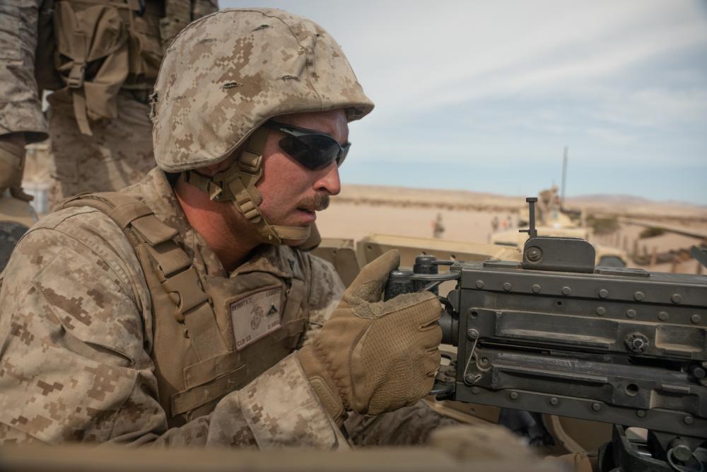 U.S. Marines participate in range 113 at ITX 4-22