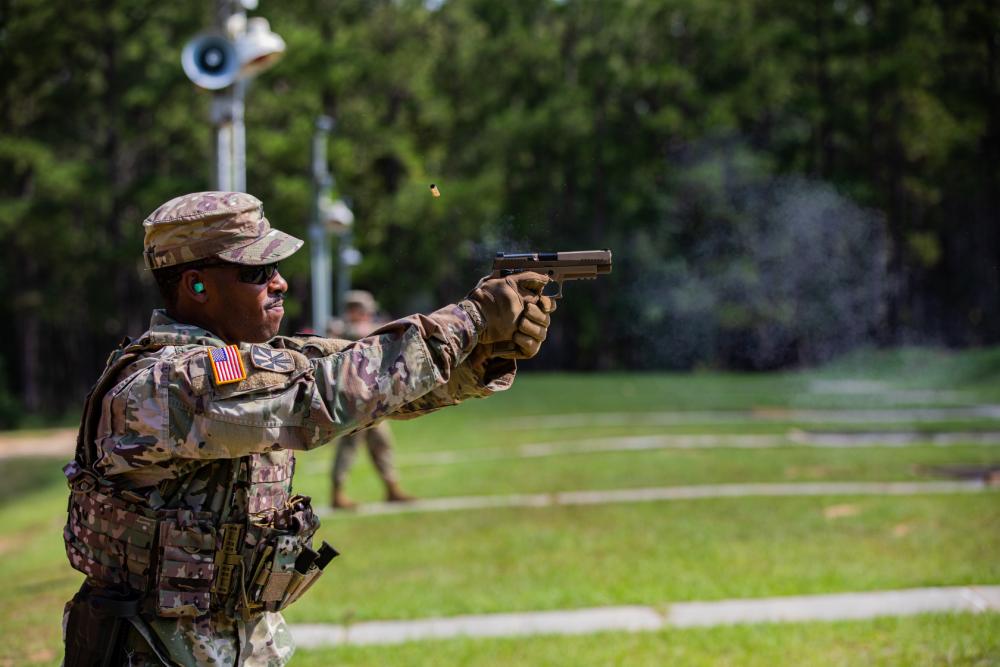 152nd Military Police Company practices live fire drills