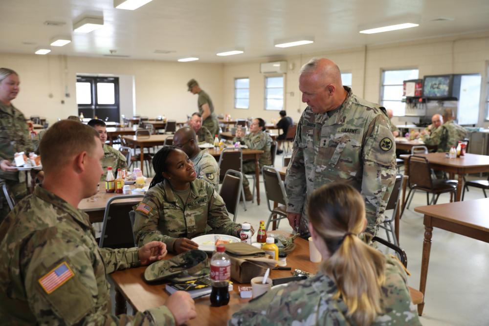 Assistant Adjutant General Maj. Gen. Jerry Martin Breakfast Visit