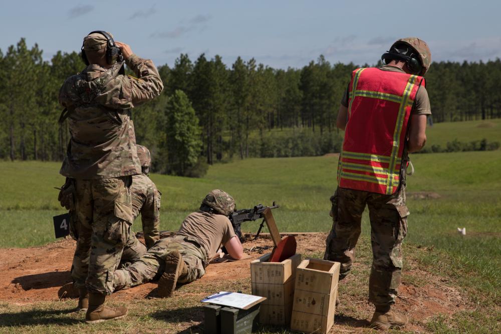 142nd Military Police Brigade .50 Caliber Live Fire Qualifications