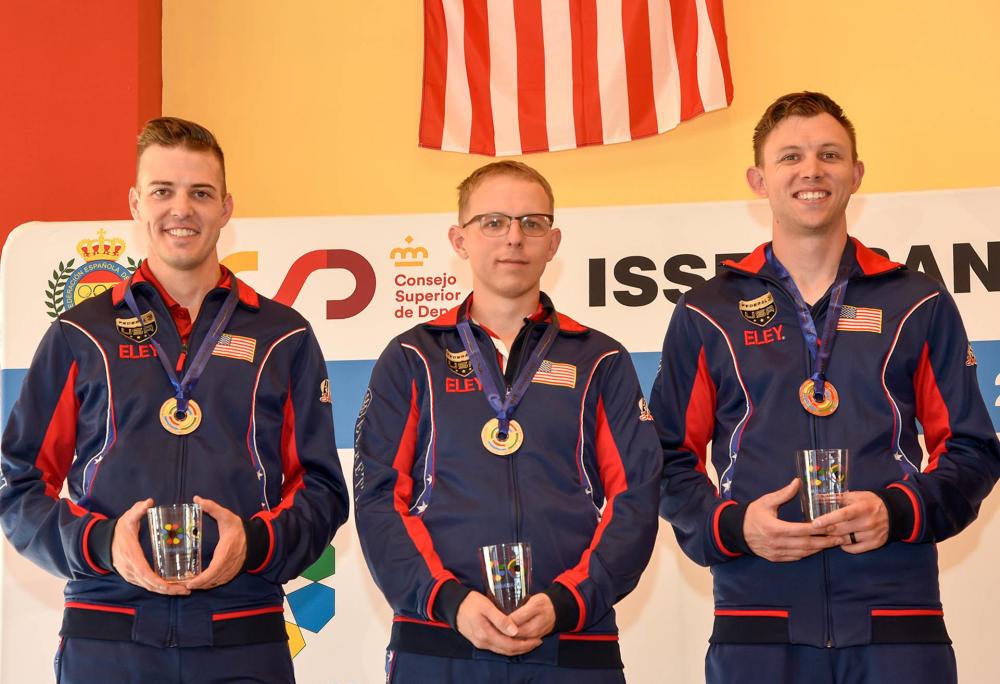 Silver Medal Smallbore Team at Grand Prix in Spain are U.S. Army Soldiers