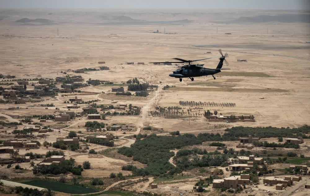 11th CAB UH-60 Black Hawk CENTCOM flight