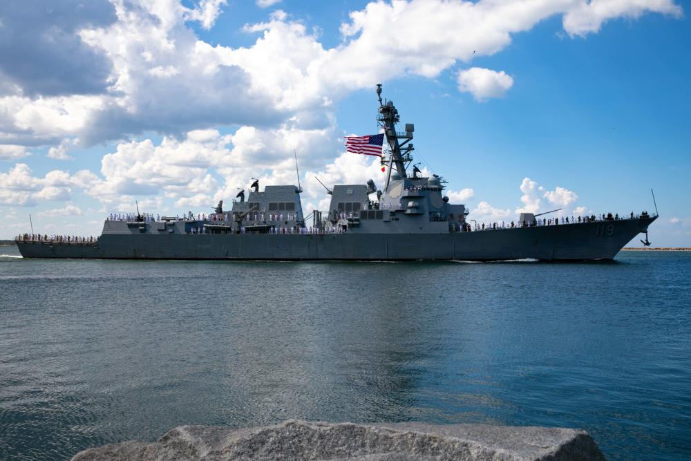 USS Delbert D. Black Departs for Deployment