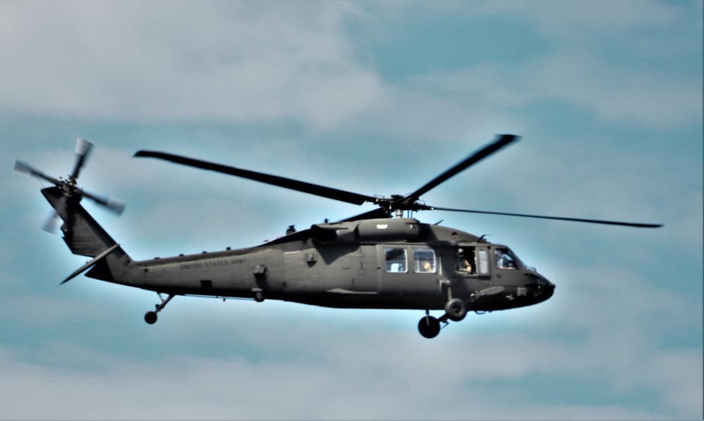 Army UH-60 Black Hawk crews support summer training at Fort McCoy