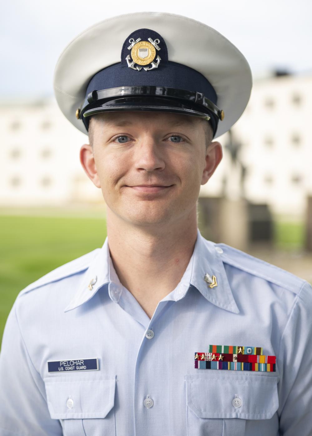 Andrew Pelchar earns Enlisted Person of the Quarter for U.S. Coast Guard Training Center Cape May
