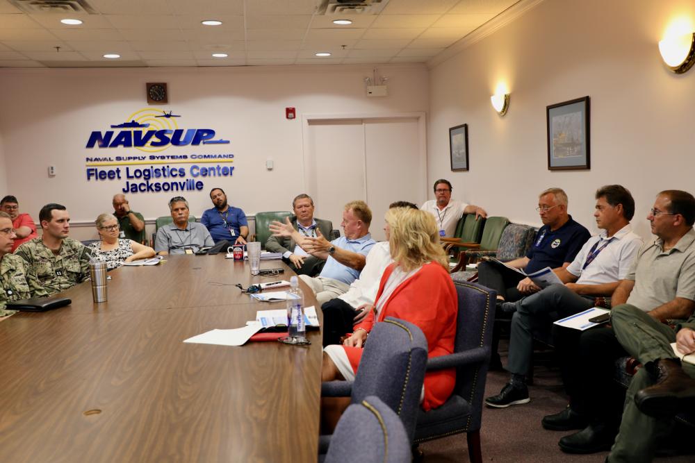 NAVSUP FLC Jacksonville warehouse reform visioning kickoff
