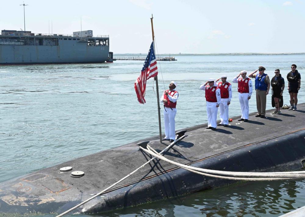 USS John Warner Returns to Norfolk