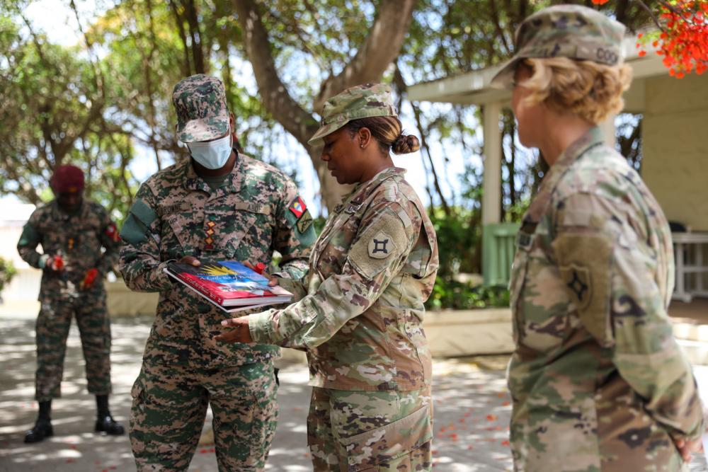 FLARNG SPP collaborates with Antigua, Barbuda Defence Force during exchange