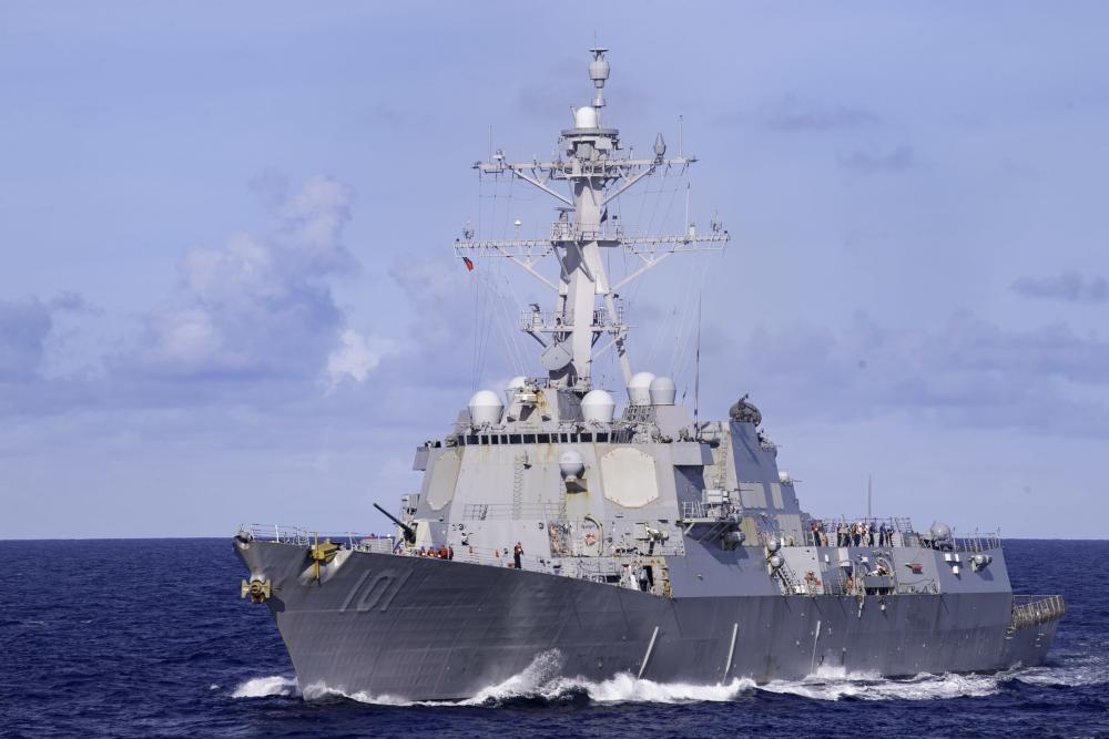 USS Gridley Transits the Pacific Ocean