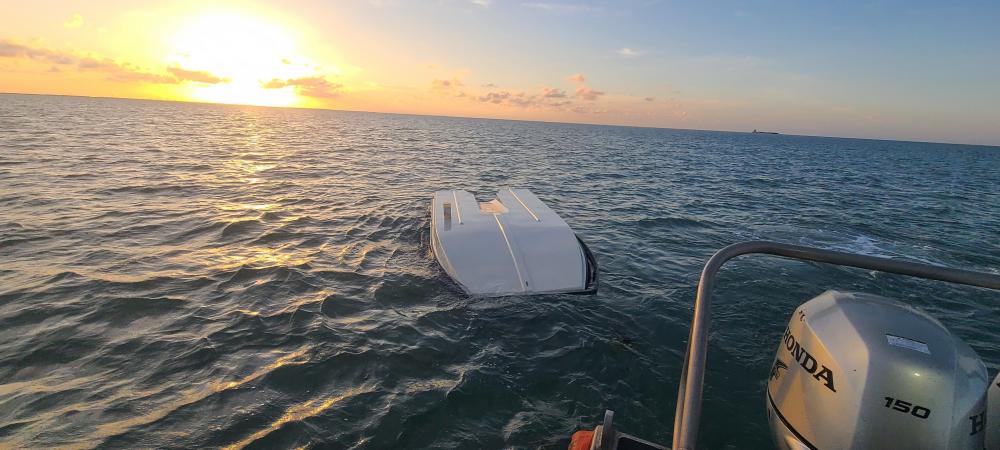 Coast Guard rescues 3 from water after vessel capsizes near Port Isabel, Texas