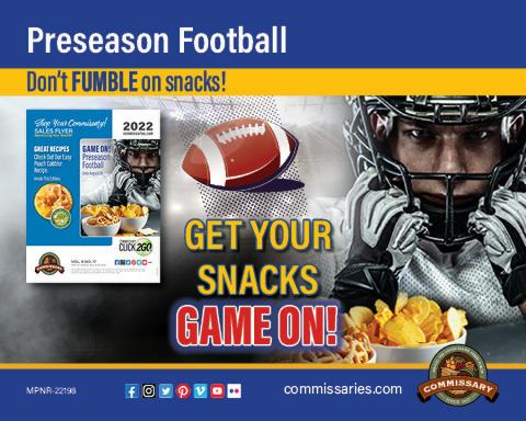DeCA’s Aug. 15-28 Sales Flyer includes savings related to preseason football, back-to-school events, ‘Kids Eat Right’ Month and more