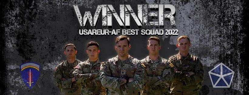 U.S. Army Europe and Africa Best Squad Competition 2022 Winner