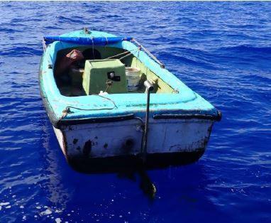 Coast Guard Cutter Dauntless' crew alerted Sector Key West watchstanders of a fishing vessel about 30 miles south of Boca Chica, Florida, Aug. 13, 2022. The people were repatriated to Cuba on Aug 19, 2022. (U.S. Coast Guard photo)