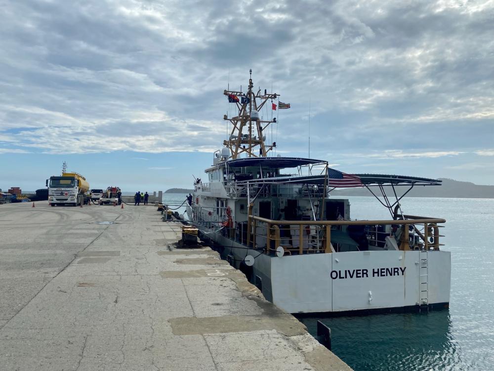 U.S Coast Guard conducts port visit in Port Moresby, Papua New Guinea   