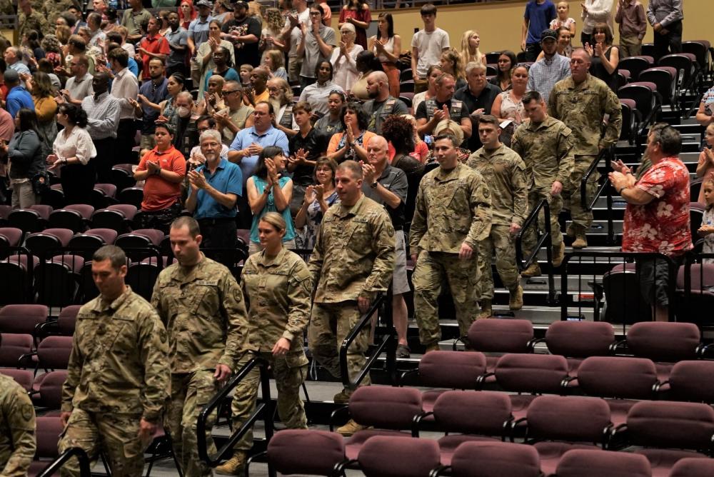 Ohio National Guard honors deploying cyber protection, medical units during combined call to duty ceremony