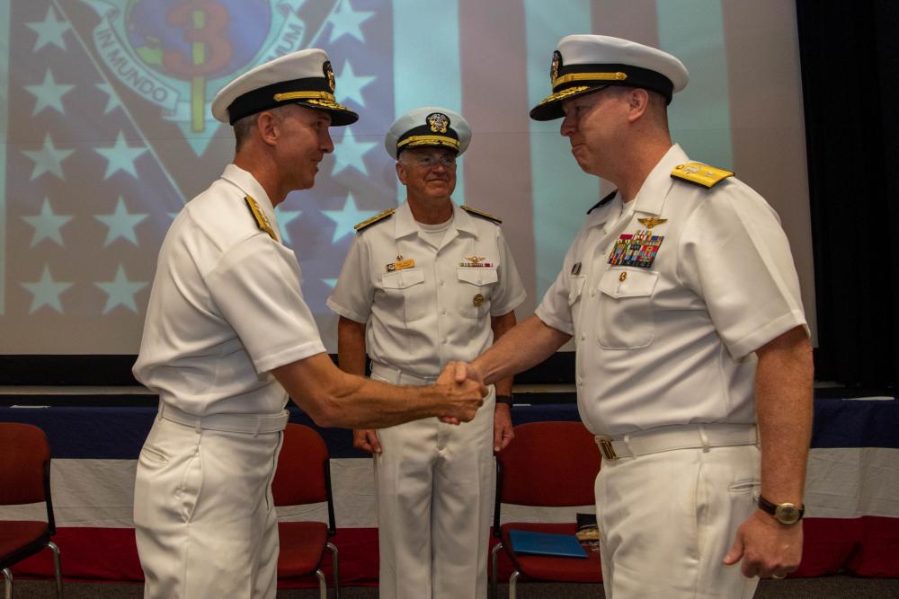 Carrier Strike Group 3 Changes Command