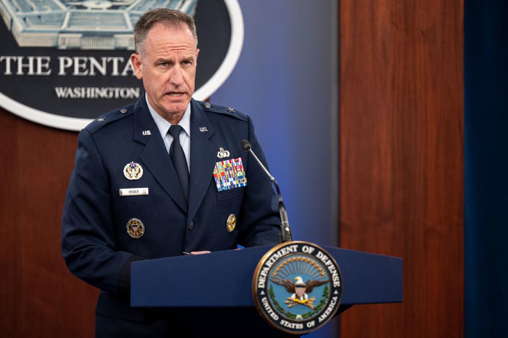DVIDS - Images - Pentagon Press Secretary Air Force Brig. Gen. Pat Ryder  Conducts Press Briefing [Image 1 of 10]