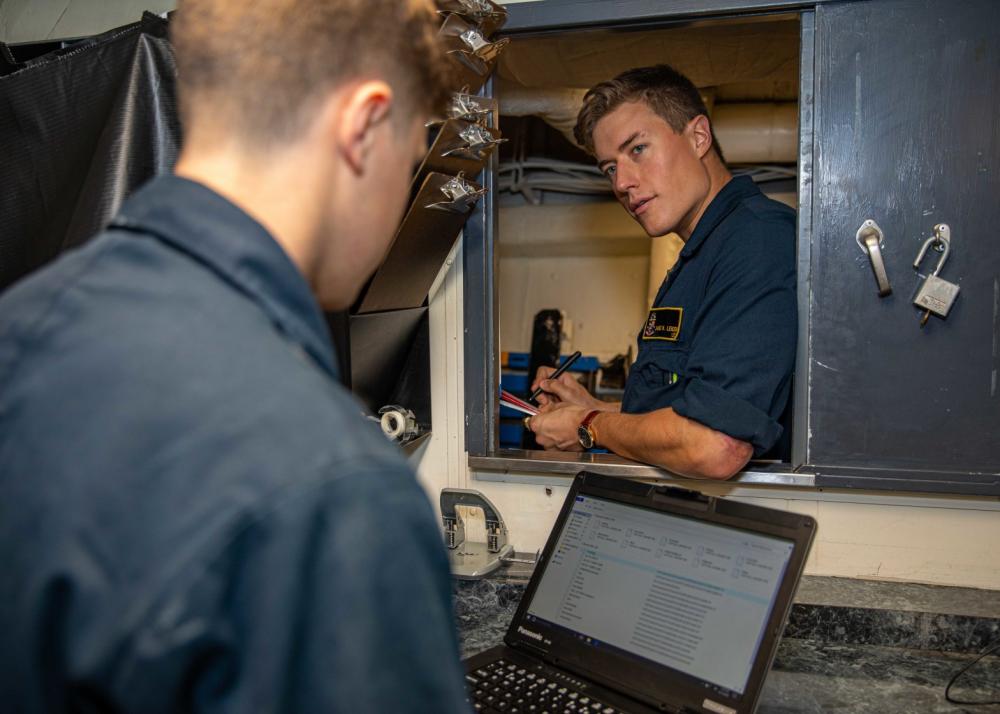 USS Chancellorsville Admin Conducts Routine Operations
