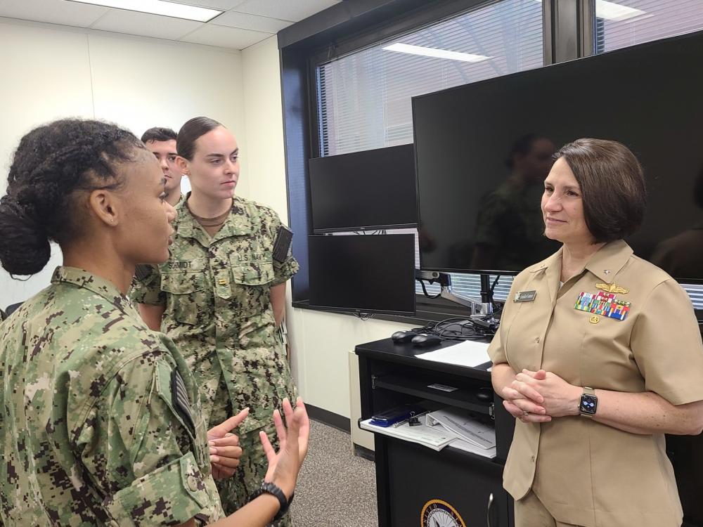 NSTC Commander Visits NROTC Maryland Consortium (Baltimore County)