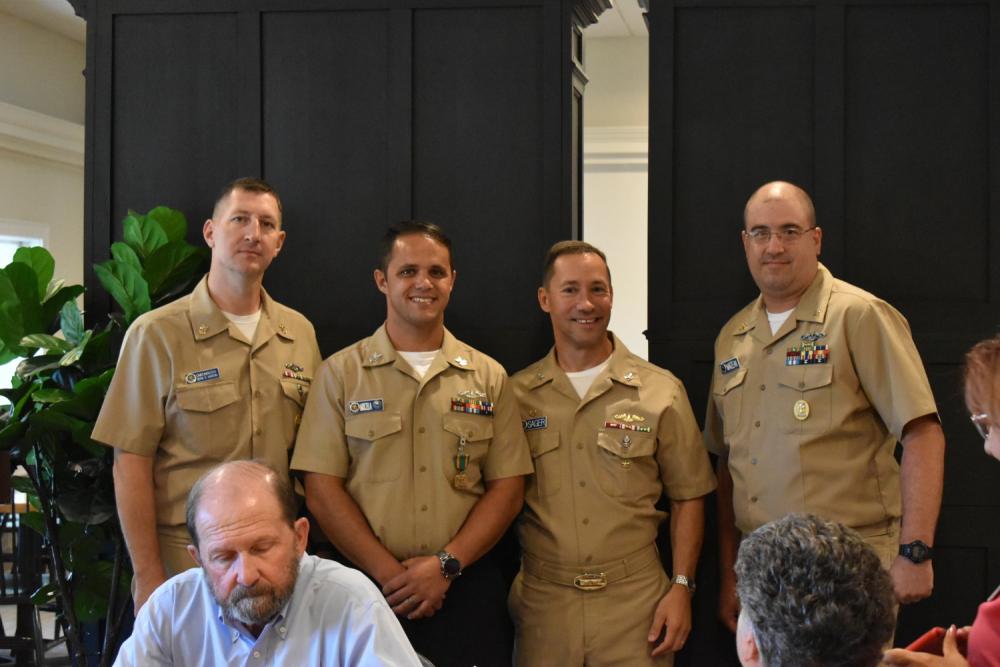 U.S. Navy MMN1 Muscella award ceremony