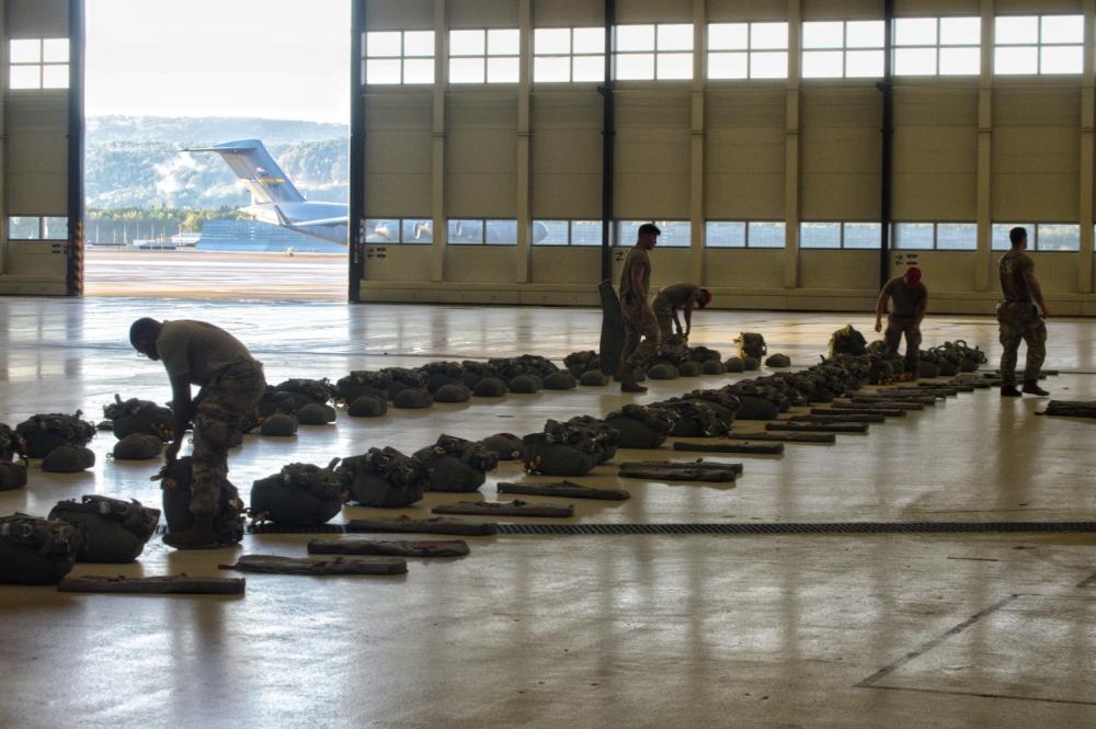 173rd ABN prepare for Saber Junction 2022 in Hangar Five
