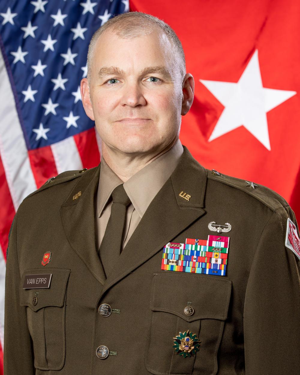Geoff Van Epps promoted to brigadier general