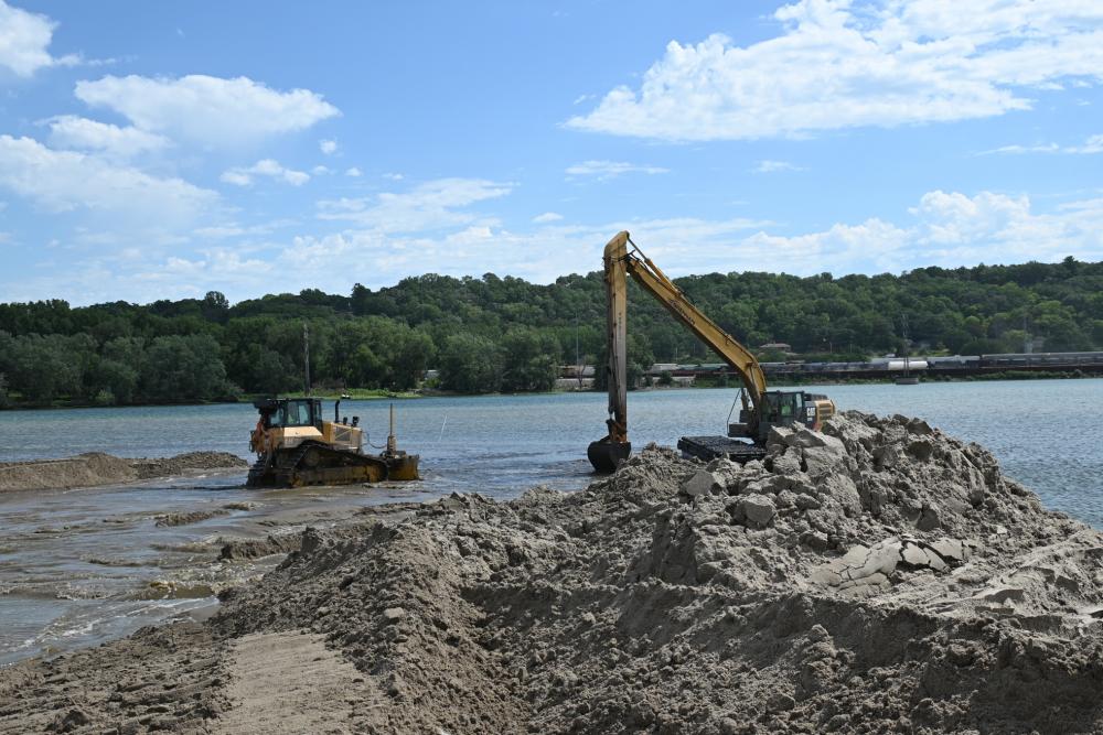 River sand provides a foundation to a cleaner tomorrow
