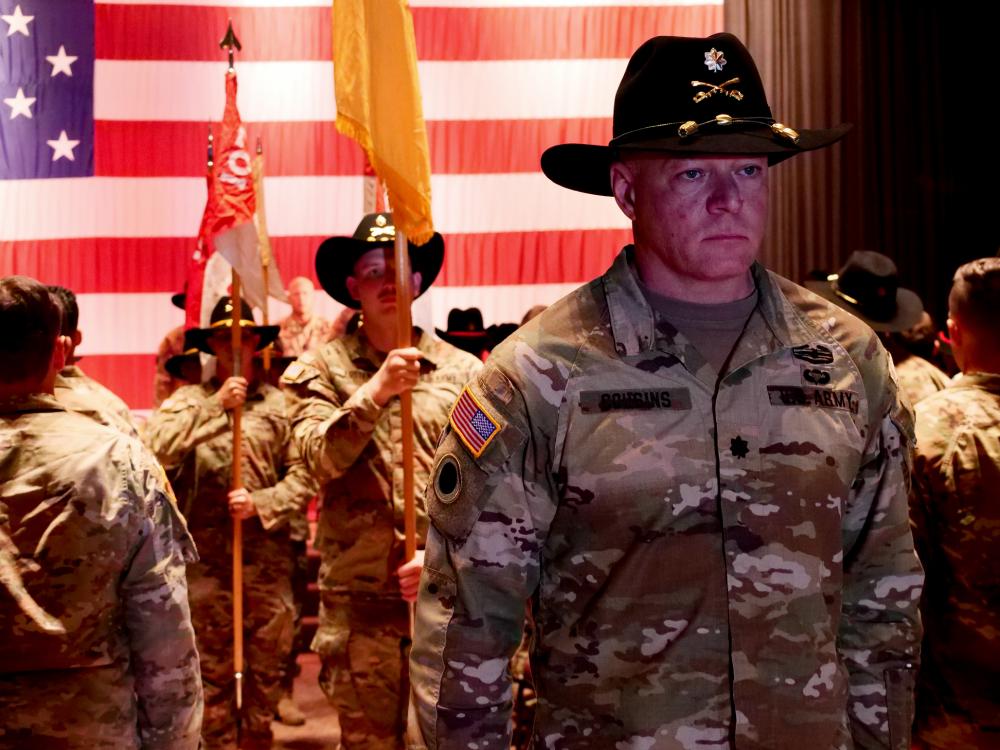 Ohio National Guard honors 2-107th Cavalry Regiment  Regiment during call to duty ceremony